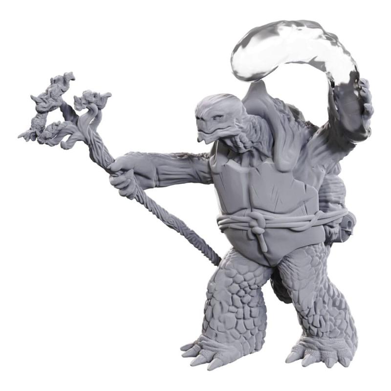 D&D Nolzur's Marvelous Miniatures Unpainted Miniatures Tortle Druid & Wild Shape Giant Lizard