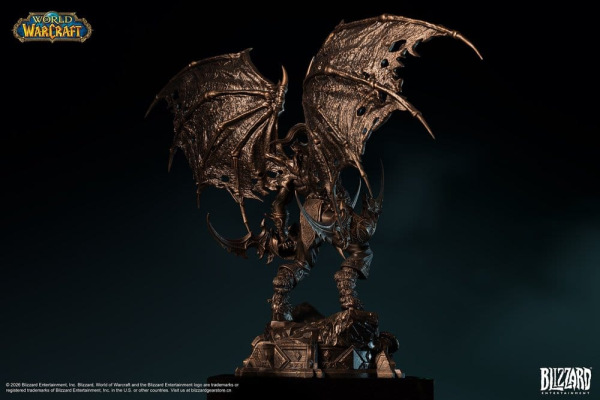 World of Warcraft 1/10 Scale Statue Illidan Stormrage (Bronze-Colored) 34 cm 11