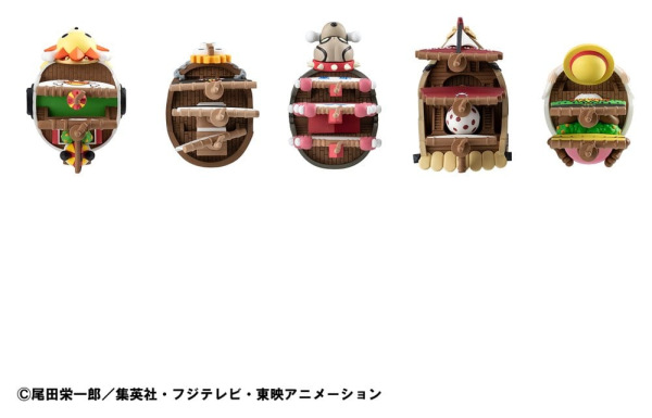 One Piece YuraColle Series Mini Figures Grand Line Collection Set Vol.3 6 cm 10