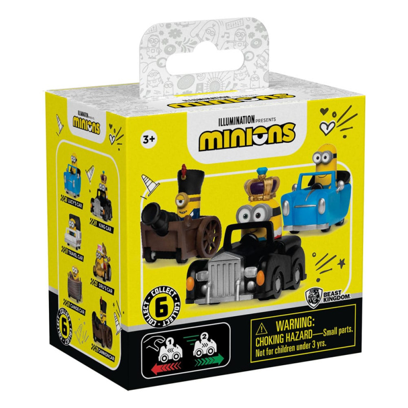 Minions Zoom Hero Pullback Vehicles with Figures Blind Box Assortment (12) 2