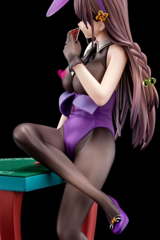 The Demon Sword Master of Excalibur Academy Statue 1/6 Elfine Phillet wearing flower's purple bunny