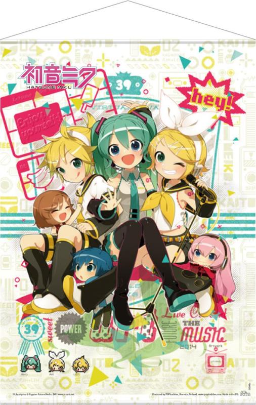 Vocaloid Wallscroll Hey! Piapro Characters 50 x 70 cm