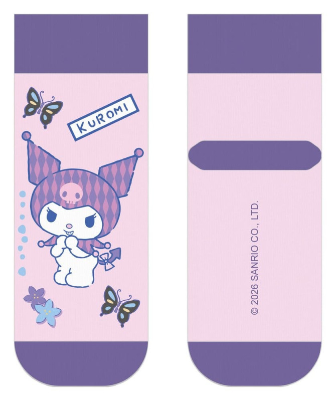 Sanrio Socks Kuromi Japanese Short 36-40 2