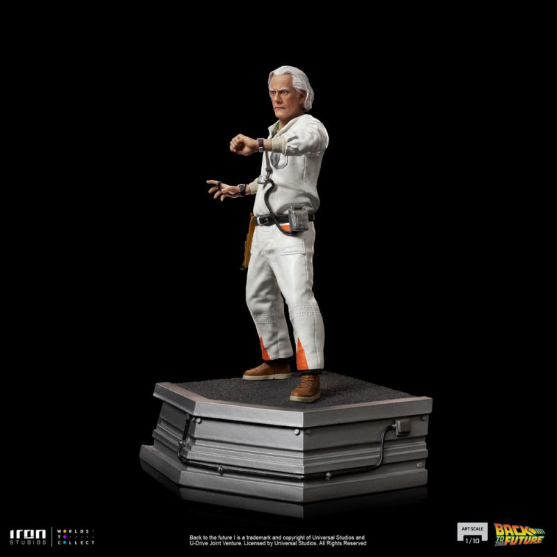 Back to the Future Art Scale Statue 1/10 Doc Brown 22 cm 2