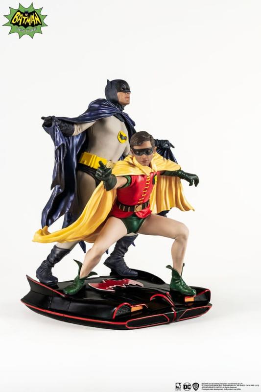 DC Comics PVC Diorama Statue 1/8 Batman & Robin 1966 23 cm