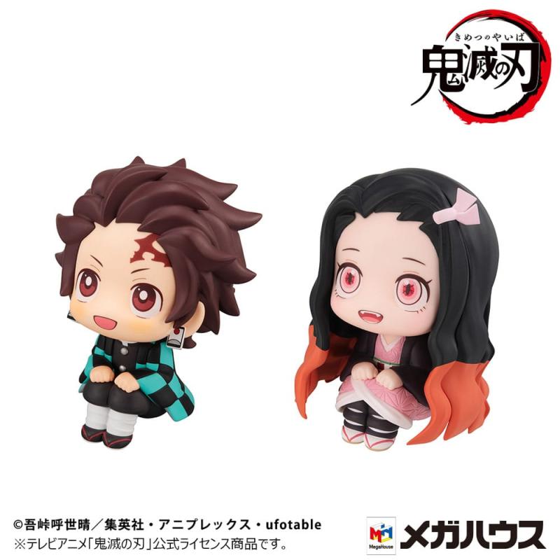 Demon Slayer: Kimetsu no Yaiba Look Up PVC Statue Tanjiro Kamado Sharp face Ver. & Nezuko Kamado Con