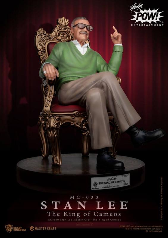 Stan Lee: The King of Cameos 33 cm Master Craft Statue - Beast Kingdom Toys