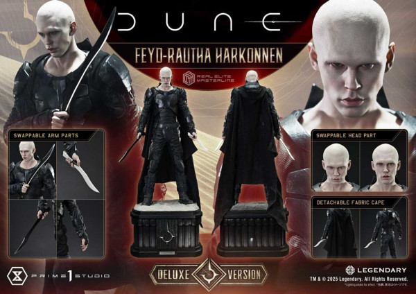 Dune: Part Two Real Elite Masterline Series Statue 1/3 Feyd-Rautha Harkonnen Ultimate Version 83 cm 9