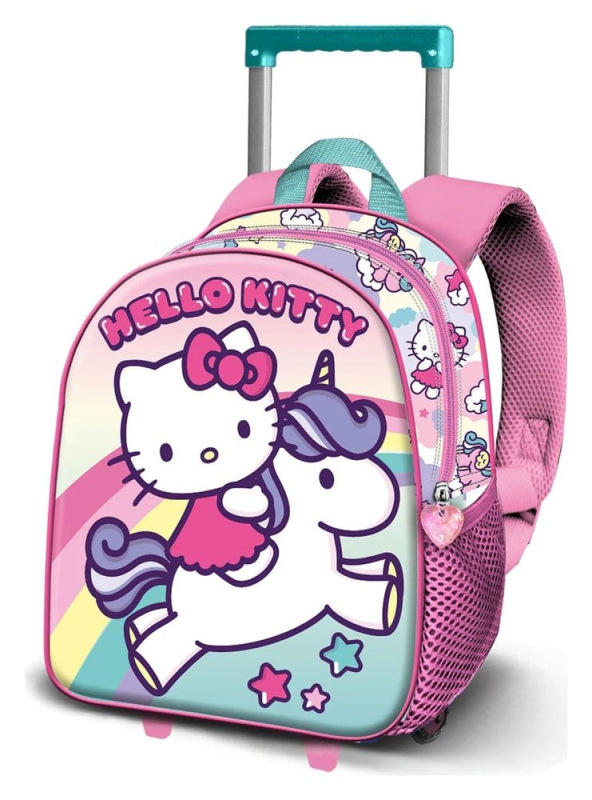 Sanrio 3D Backpack with Wheels Hello Kitty Unicorn