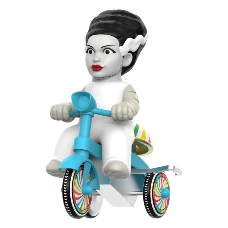 Universal Monsters Super Cycles Action Figure Bride of Frankenstein (White with Blue Trike) 13 cm 1