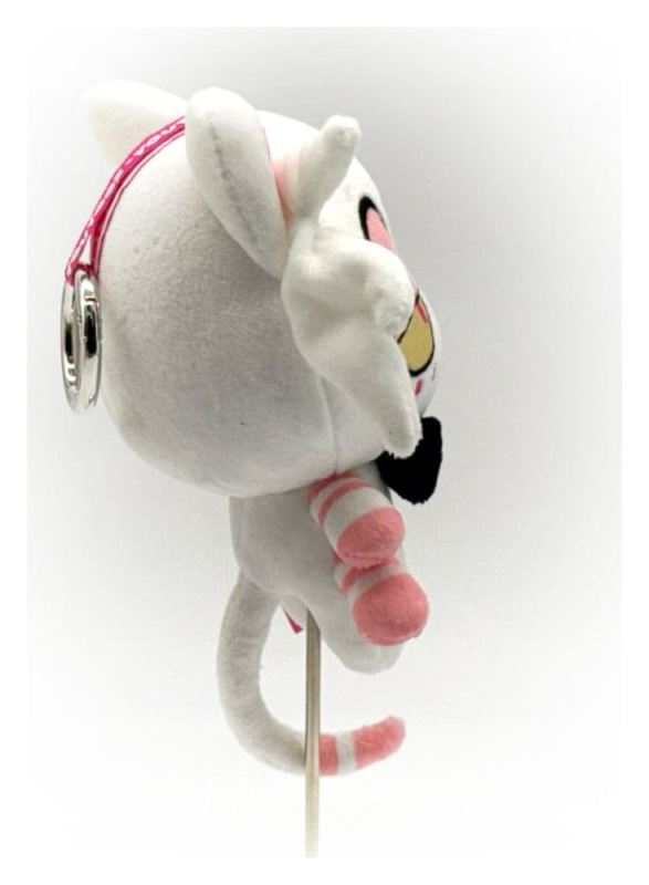 Hazbin Hotel Keychain Plush Angel Dust Kitty 13 cm 2