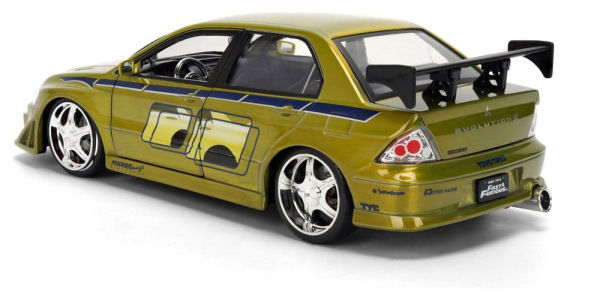 Fast & Furious Diecast Model 1/24 Anniversary Mitsubishi 9 cm 5