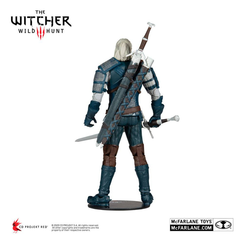 The Witcher Action Figure Geralt of Rivia (Viper Armor: Teal Dye) 18 cm 2