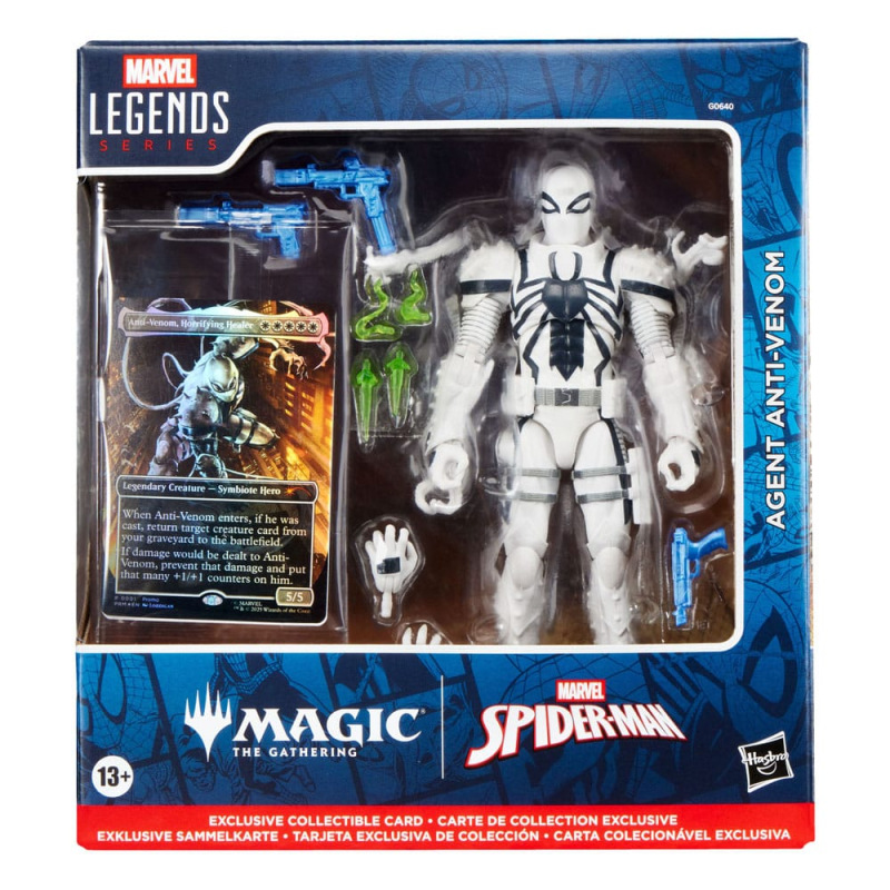 Marvel Legends Magic: The Gathering Action Figure Agent Anti-Venom (plus Exclusive Foil Card) 15 cm 1