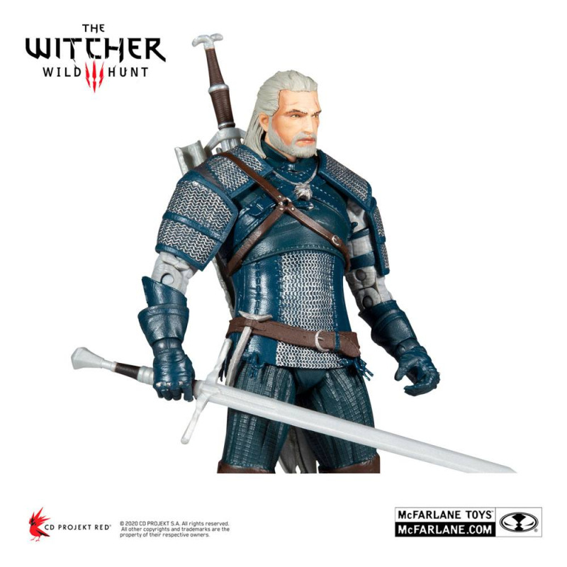 The Witcher Action Figure Geralt of Rivia (Viper Armor: Teal Dye) 18 cm 4