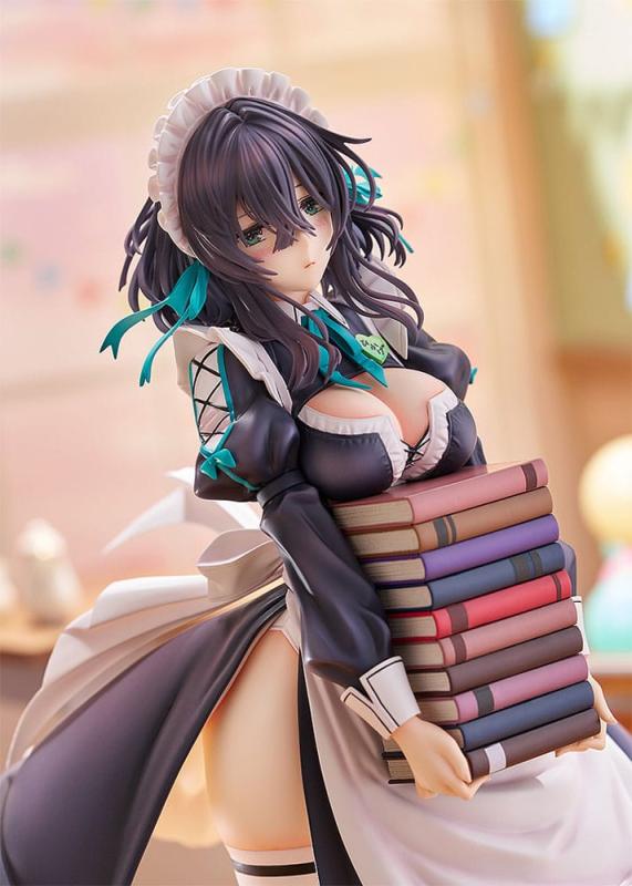 Original Illustration PVC Statue 1/6 Maid Maison Hanikami Kanojo Hikage Chigami Illustration by Piro 7