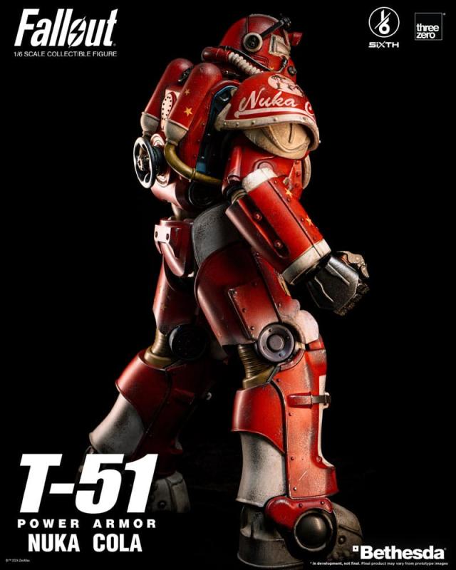 Fallout Action Figure 1/6 T-51 Nuka Cola Power Armor 37 cm 13