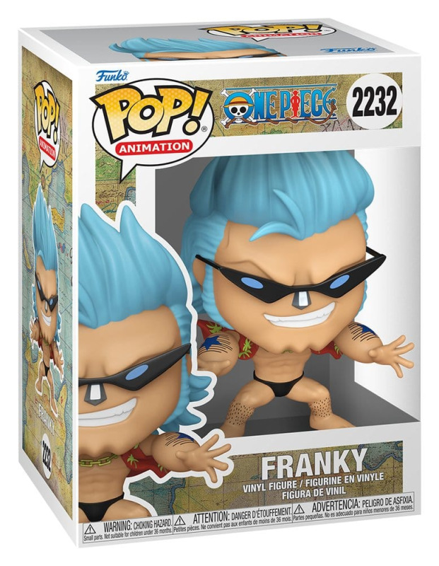 One Piece POP! Animation Vinyl Figure Franky (Refresh) 9 cm 1