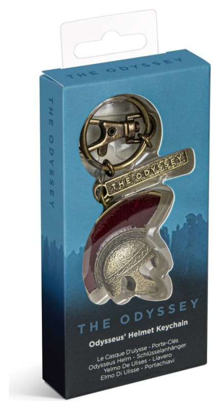 The Odyssey (2026) Keychain Odysseus' Helmet 14 cm 3