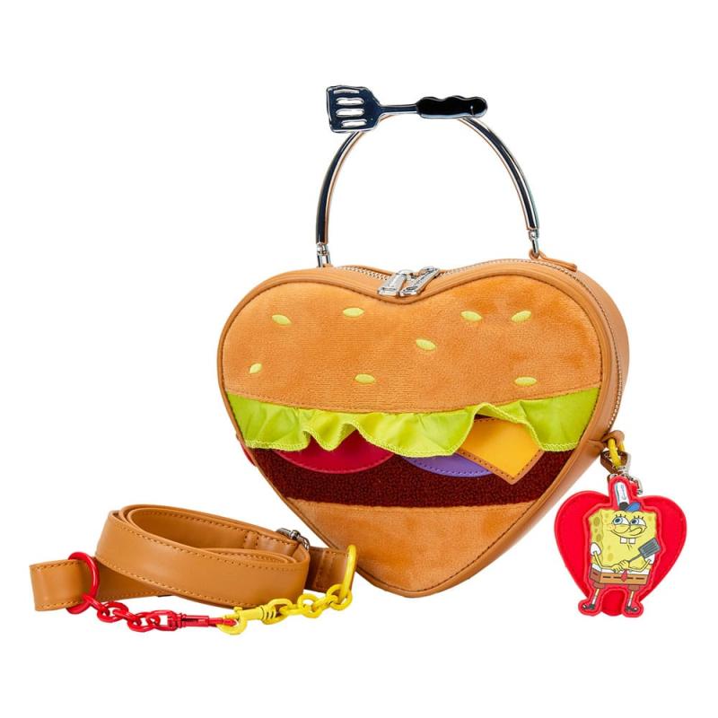 Nickelodeon by Loungefly Crossbody Spongebob Krabby Patty Plush 2