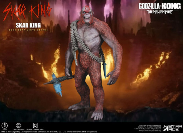 Godzilla vs. Kong: The New Empire Soft Vinyl Statue Skar King Unleash the Titan 30 cm 11