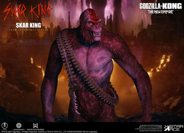 Godzilla vs. Kong: The New Empire Soft Vinyl Statue Skar King Unleash the Titan 30 cm 6