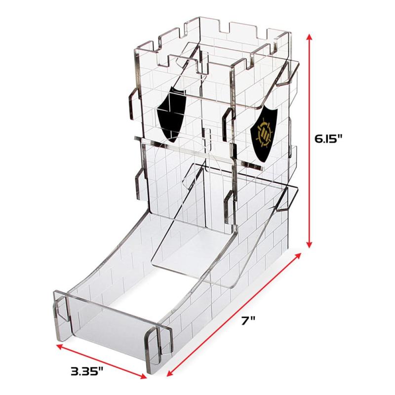 Enhance Tabletop Series Dice Tower Clear 1