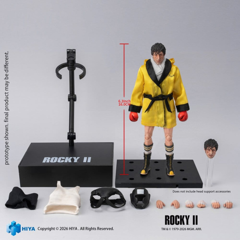 Rocky II Exquisite Super Action Figure 1/12 Rocky Boxer Version 16 cm 3