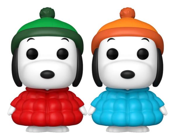 Peanuts POP! Animation Vinyl Figure Snqy in Coat w/CH 9 cm Assortment (6)