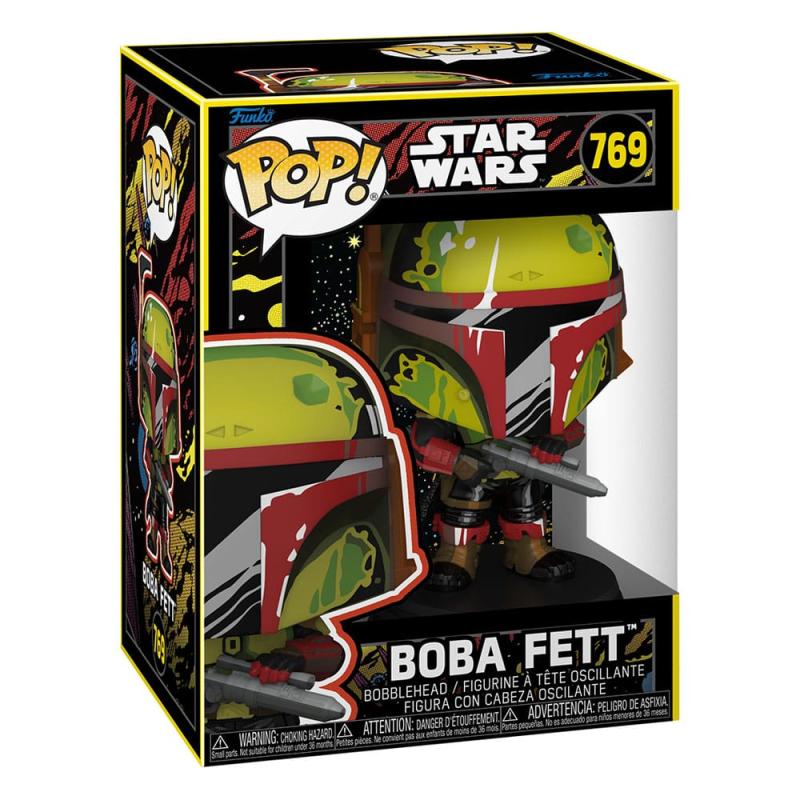 Star Wars : Book of Boba Fett POP! TV Vinyl Figure Boba Fett(Retro) 9 cm 1