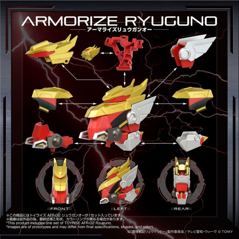 Magic Bullet Chronicles Ryukendo Action Figure Toyrise Afr-02 Ryuguno 16 cm 2