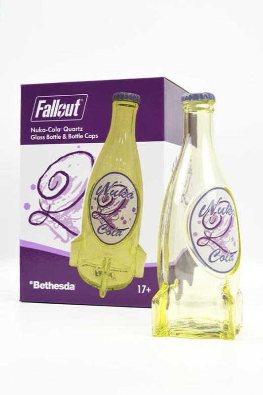 Fallout Botlle Series Glass Bottle & Cap Nuka Quartz 1