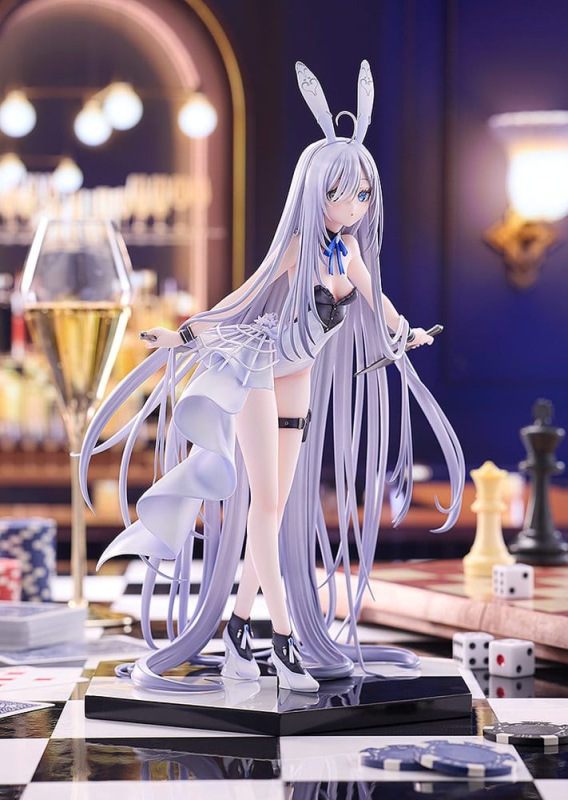 Playing Death Games to Put Food on the Table Wolf PVC Statue 1/7 Holo Light Novel bunny Ver. illustr 1