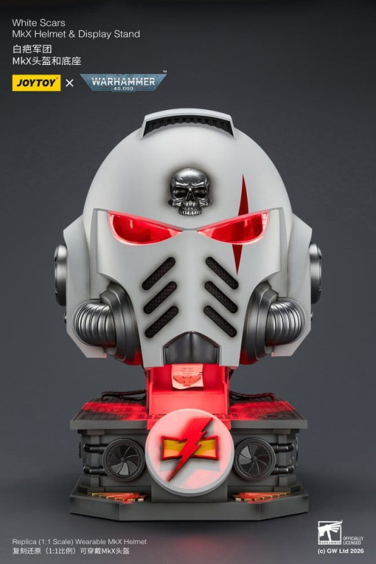 Warhammer 40,000 Helmet with Display Stand White Scars MkX 44 cm 6