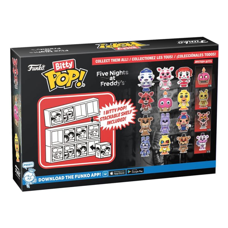 Five Nights at Freddy's Bitty POP! Vinyl Figure 4-Pack Freddy 2,5 cm 1