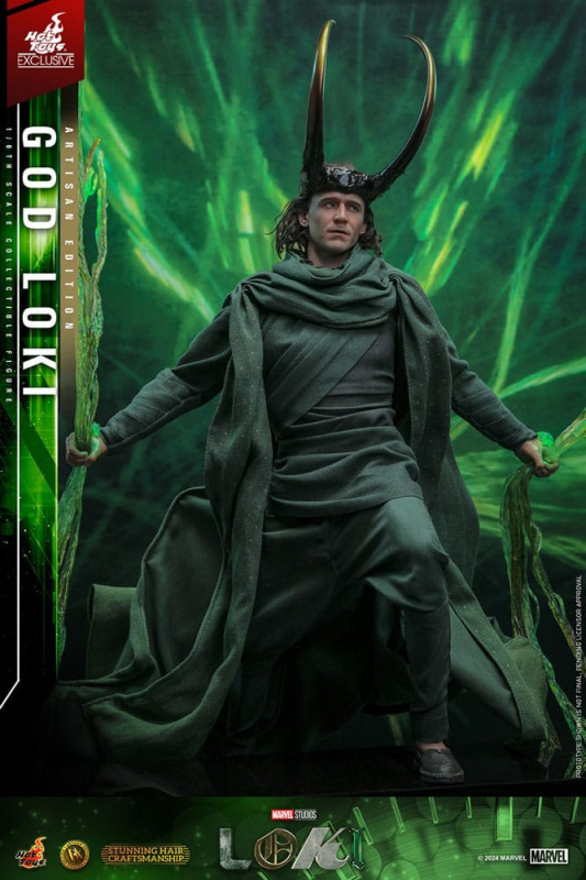 Loki DX Action Figure 1/6 God Loki Artisan Edition Hot Toys Exclusive 31 cm 10