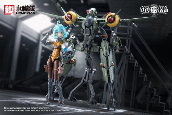 Rusted Brier Plastic Model 1/12 Rhande Koskinen & RTP-10A cutting edge V-HS Tactical Fighter 20 cm 6