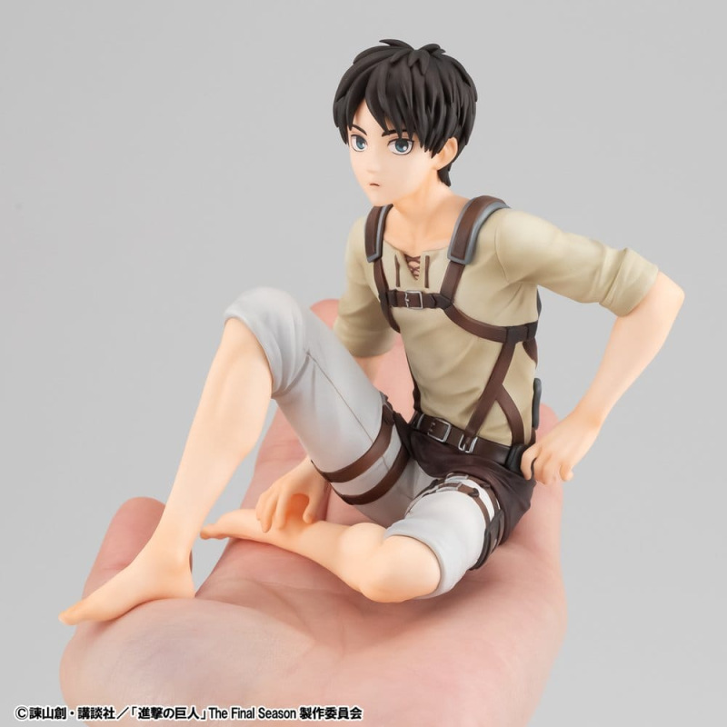 Attack on Titan G.E.M. Series PVC Figure Eren Yeager Palm Size 10 cm 1