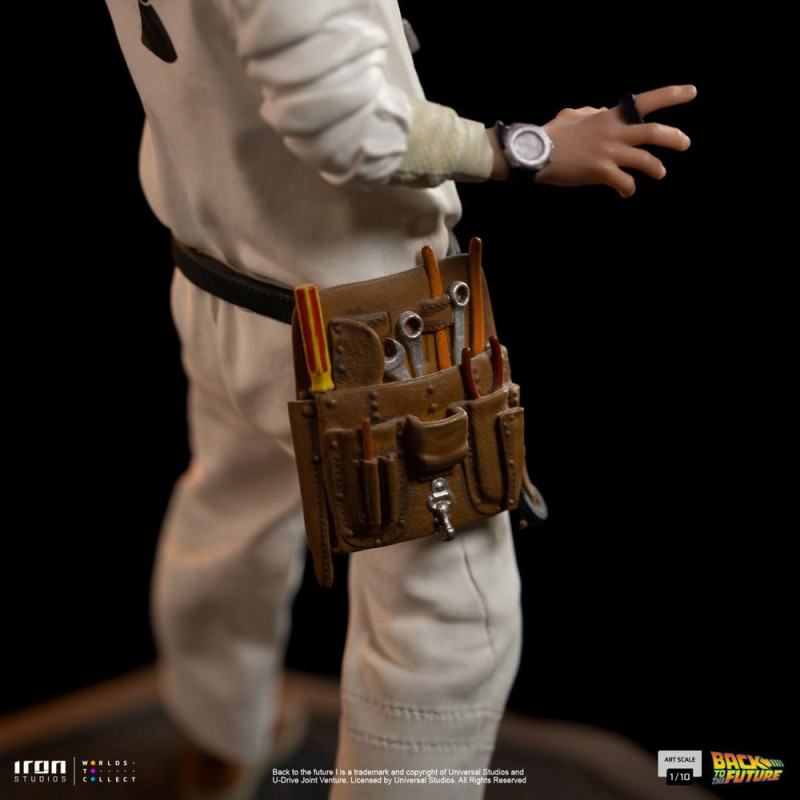 Back to the Future Art Scale Statue 1/10 Doc Brown 22 cm 12