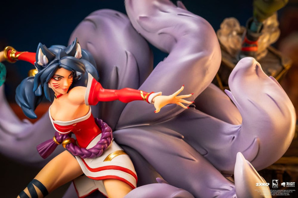 League of Legends Statue 1/10 2XKO Ekko & Ahri Diorama 30 cm 8