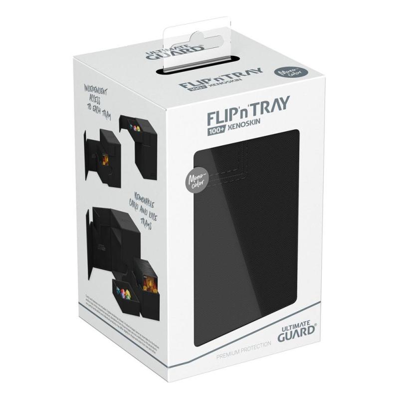 Ultimate Guard Flip`n`Tray 100+ XenoSkin Monocolor Black
