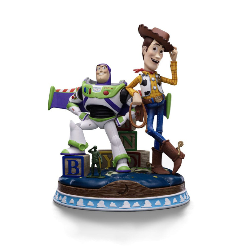Toy Story Deluxe Art Scale Statue 1/10 Buzz & Woody 38 cm 8