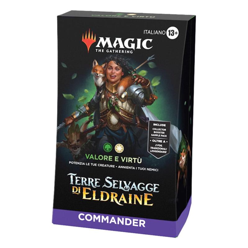 Magic the Gathering Terre Selvagge di Eldraine Commander Decks Display (4) italian