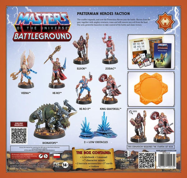 Masters of the Universe: Battleground Miniatures Game Wave 10: Preternian Heroes Faction *English Ve 5