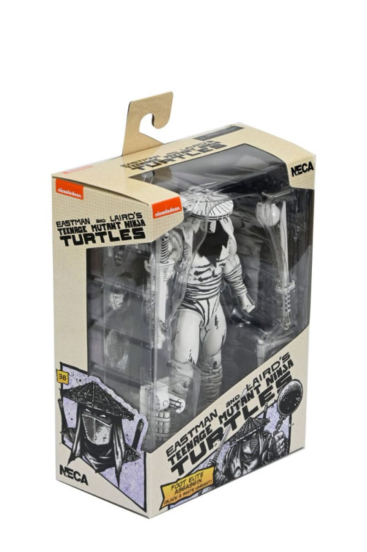 Teenage Mutant Ninja Turtles Action Figure Foot Assassin Black and White 18 cm 3