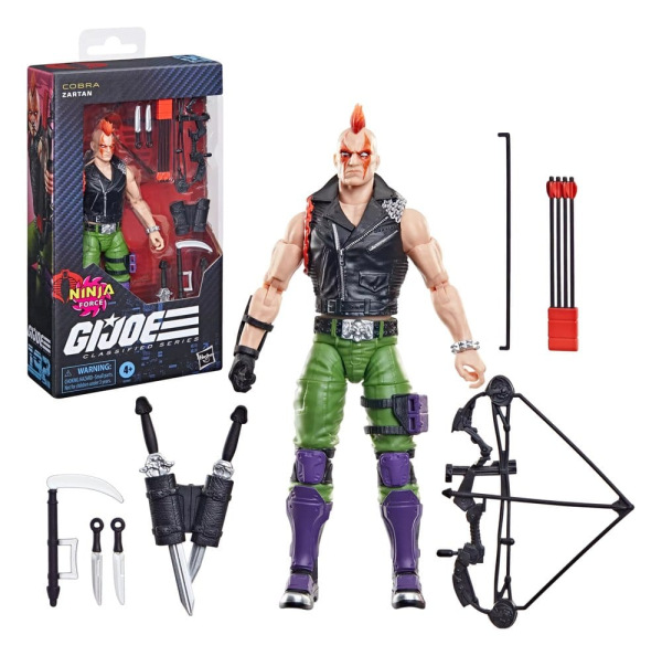 G.I. Joe Classified Series Action Figure #192 Ninja Force Zartan 15 cm 5