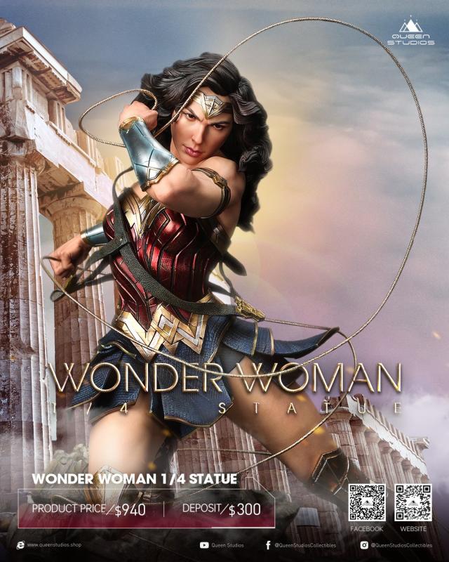 Wonder Woman statue 1:4  + bonus Sword and Shield - Queen Studios
