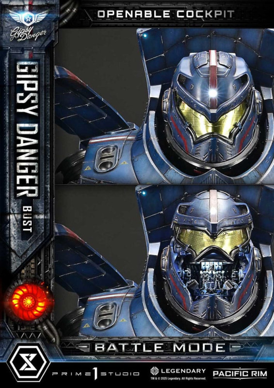 Pacific Rim Life Size Bust 1/1 Gipsy Danger Battle Mode 75 cm 6