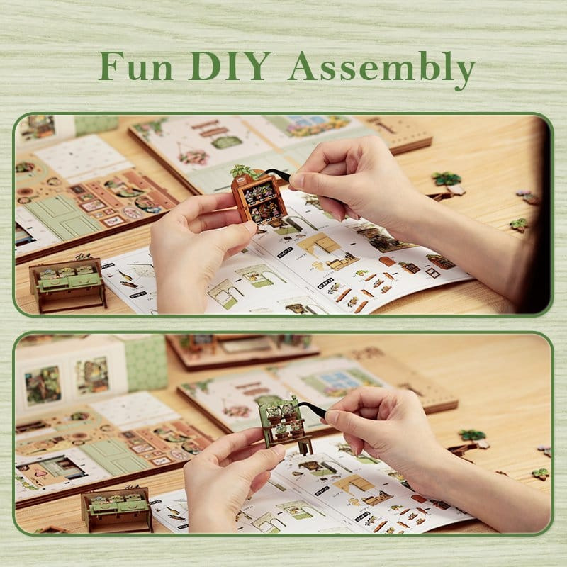 Miniature House Model Kit Champs-Élysées Florist 18 x 16 cm 11