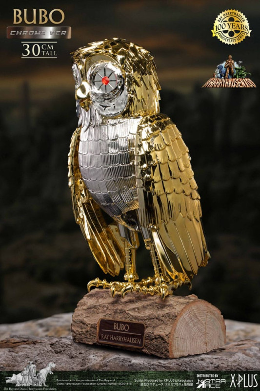 Bubo the Mechanical Owl Soft Vinyl Statue Ray Harryhausen's Bubo Chrome Ver. 30 cm 4